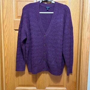 Torrid Burgandy Women's Cardigan